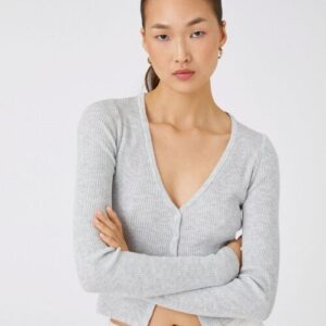 Knitwear Cardigan Slim Fit with Snap Fastener Woman